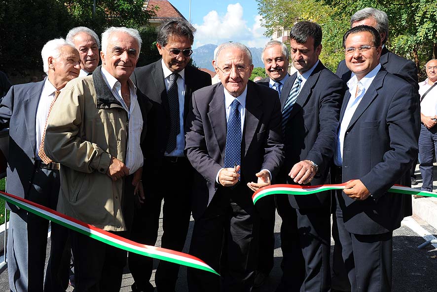   Inaugurazione rotatoria via Del Pezzo/via E. De Filippo. Salerno 30 settembre 2010
