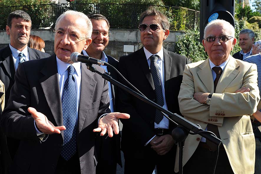   Inaugurazione rotatoria via Del Pezzo/via E. De Filippo. Salerno 30 settembre 2010
