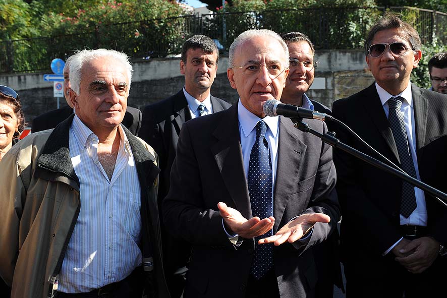   Inaugurazione rotatoria via Del Pezzo/via E. De Filippo. Salerno 30 settembre 2010
