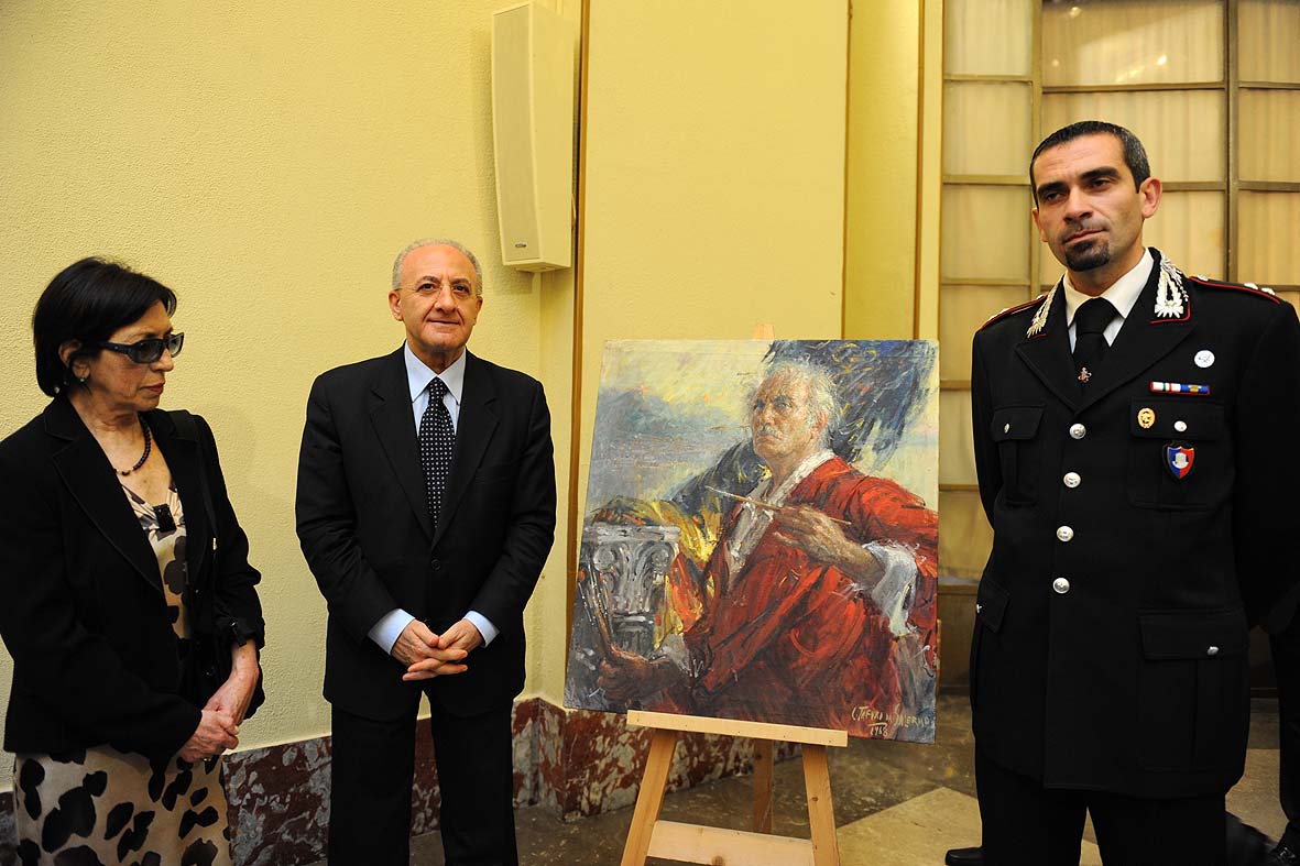   Restituito al Comune un quadro di C.Tafuri trafugato nel 1978. Salerno, 24 maggio 2010
