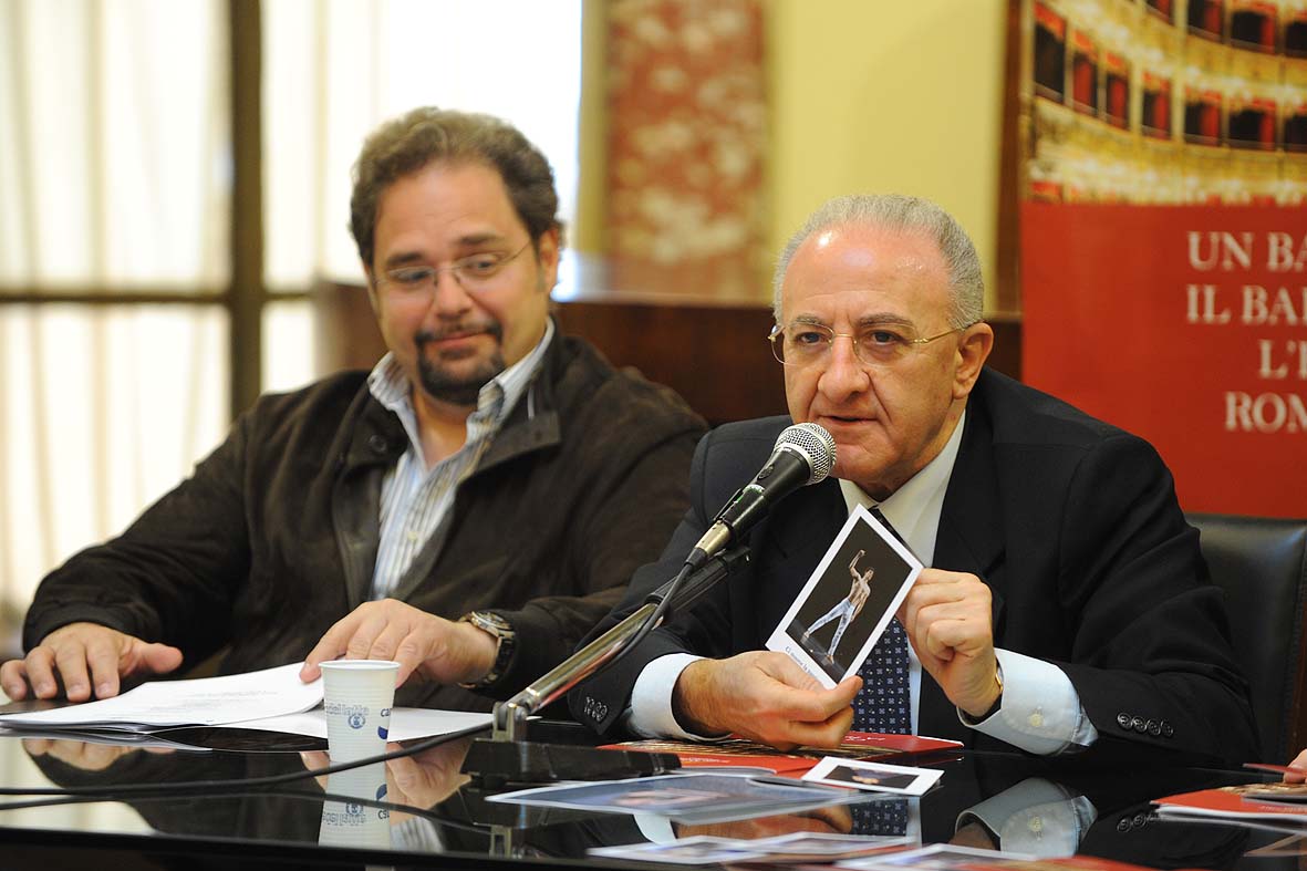   Presentazione della Stagione Lirica 2010  al Teatro Verdi. Salerno, Palazzo di Citta', 9 aprile 2010
