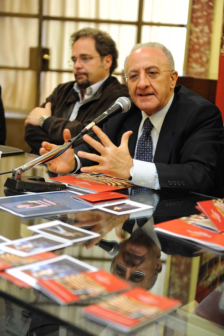   Presentazione della Stagione Lirica 2010  al Teatro Verdi. Salerno, Palazzo di Citta', 9 aprile 2010

