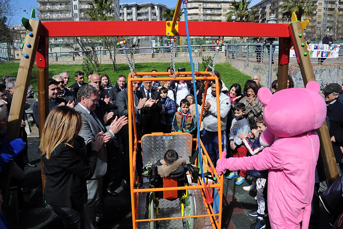  Una altalena per disabili al Parco Pinocchio ed un nuovo campetto a Sant'Eustachio
