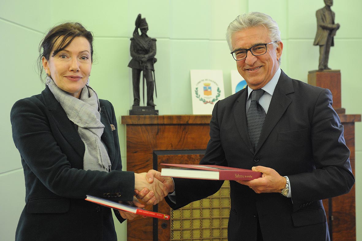   Il Sindaco Napoli riceve una delegazione dell'Ambasciata di Romania
