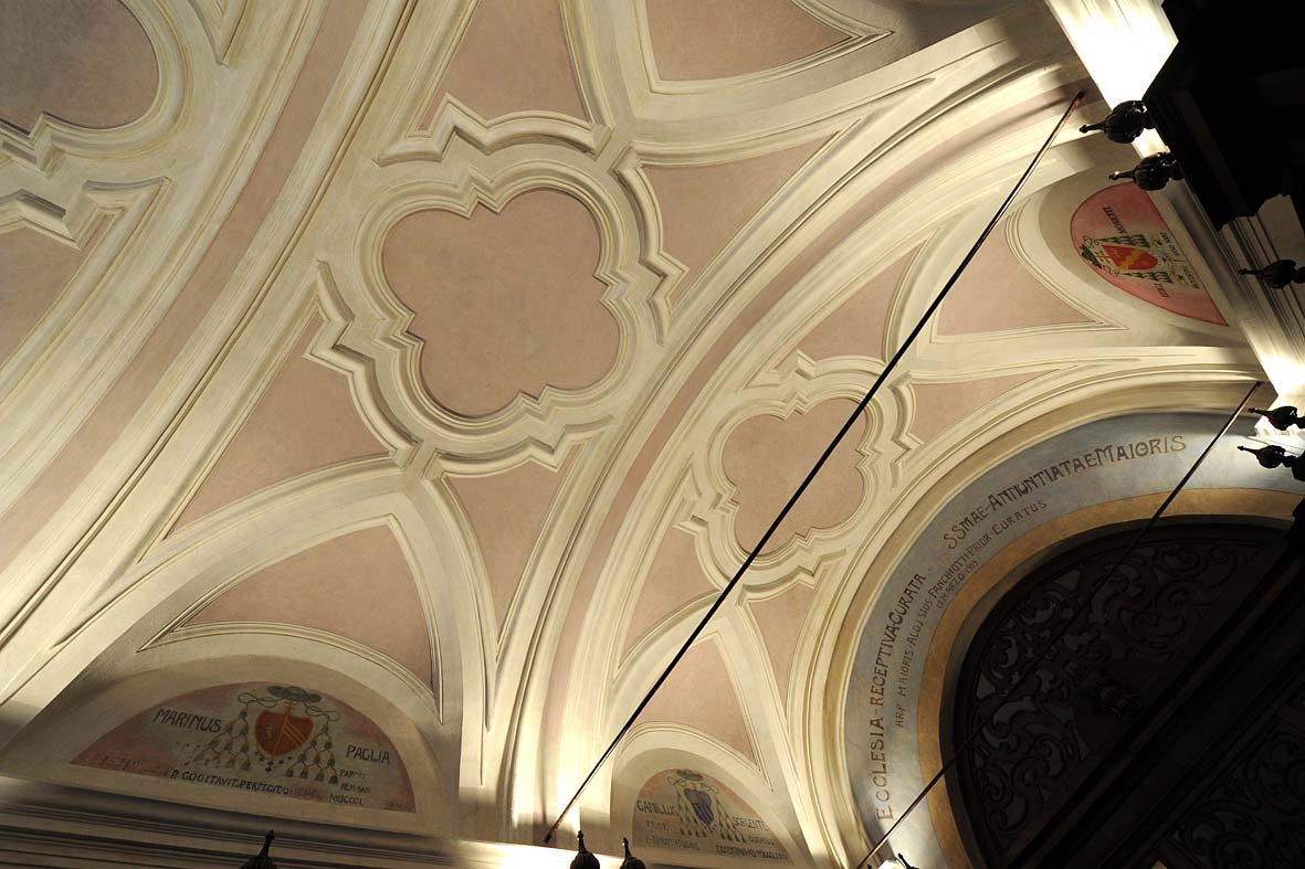   Sacrestia della Chiesa dell'Annunziata e Serra nel Giardino della Minerva
