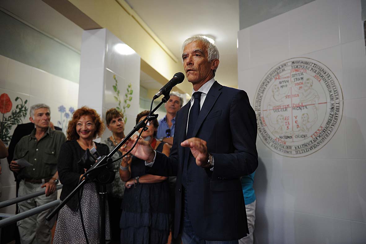   Inaugurato il nuovo atrio dell'ascensore in Piazza M. D'Aiello
