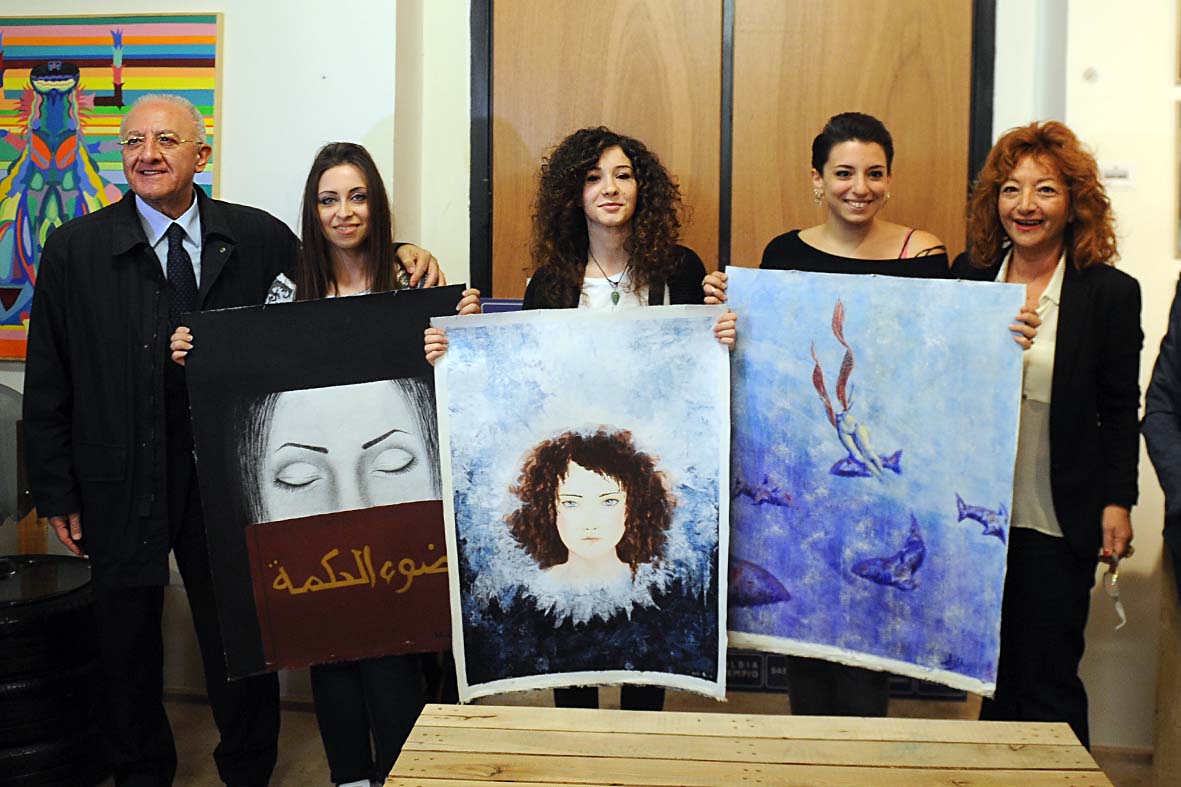   Biennale d?Arte Contemporanea di Salerno, il Sindaco premia gli studenti partecipanti
