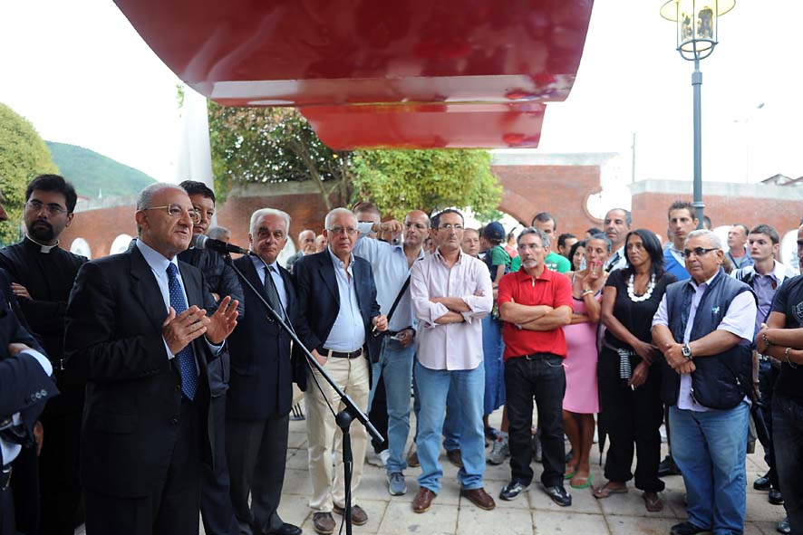   La nuova Villa Comunale "Ciro Bracciante". L'inaugurazione con il Sindaco De Luca, venerd 10 settembre 2010
