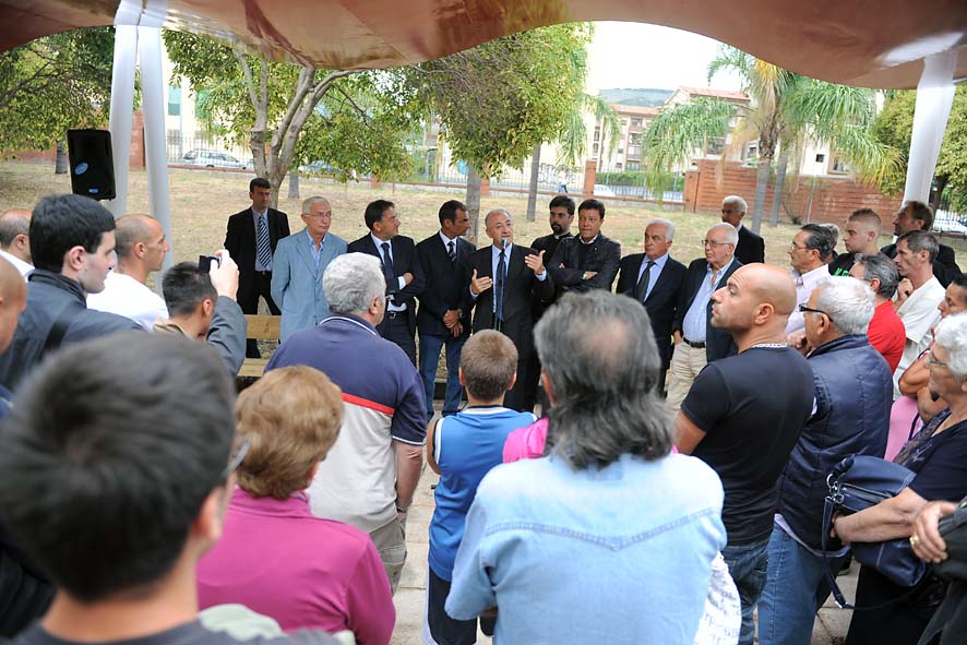   La nuova Villa Comunale "Ciro Bracciante". L'inaugurazione con il Sindaco De Luca, venerd 10 settembre 2010
