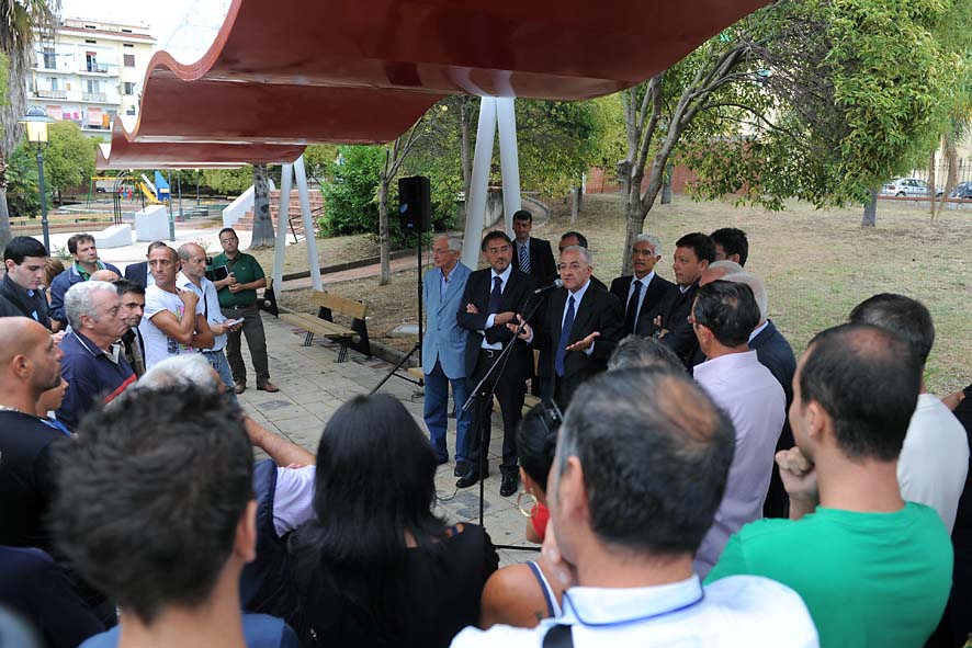   La nuova Villa Comunale "Ciro Bracciante". L'inaugurazione con il Sindaco De Luca, venerd 10 settembre 2010
