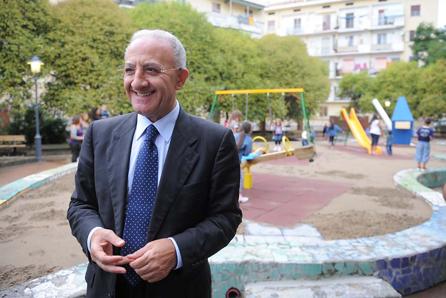   La nuova Villa Comunale "Ciro Bracciante". L'inaugurazione con il Sindaco De Luca, venerd 10 settembre 2010
