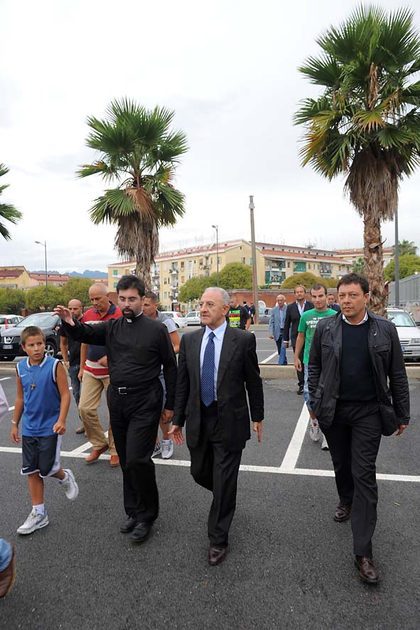   La nuova Villa Comunale "Ciro Bracciante". L'inaugurazione con il Sindaco De Luca, venerd 10 settembre 2010
