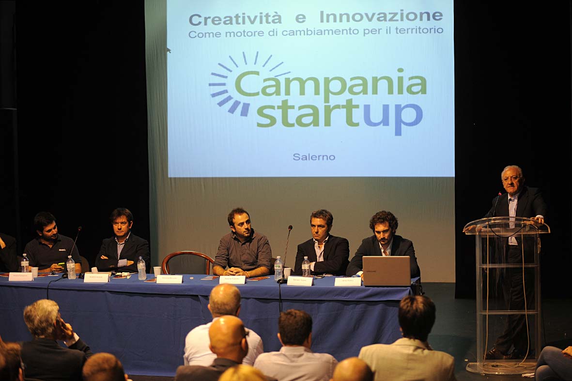   Il Sindaco De Luca all'incontro Campania Startup
