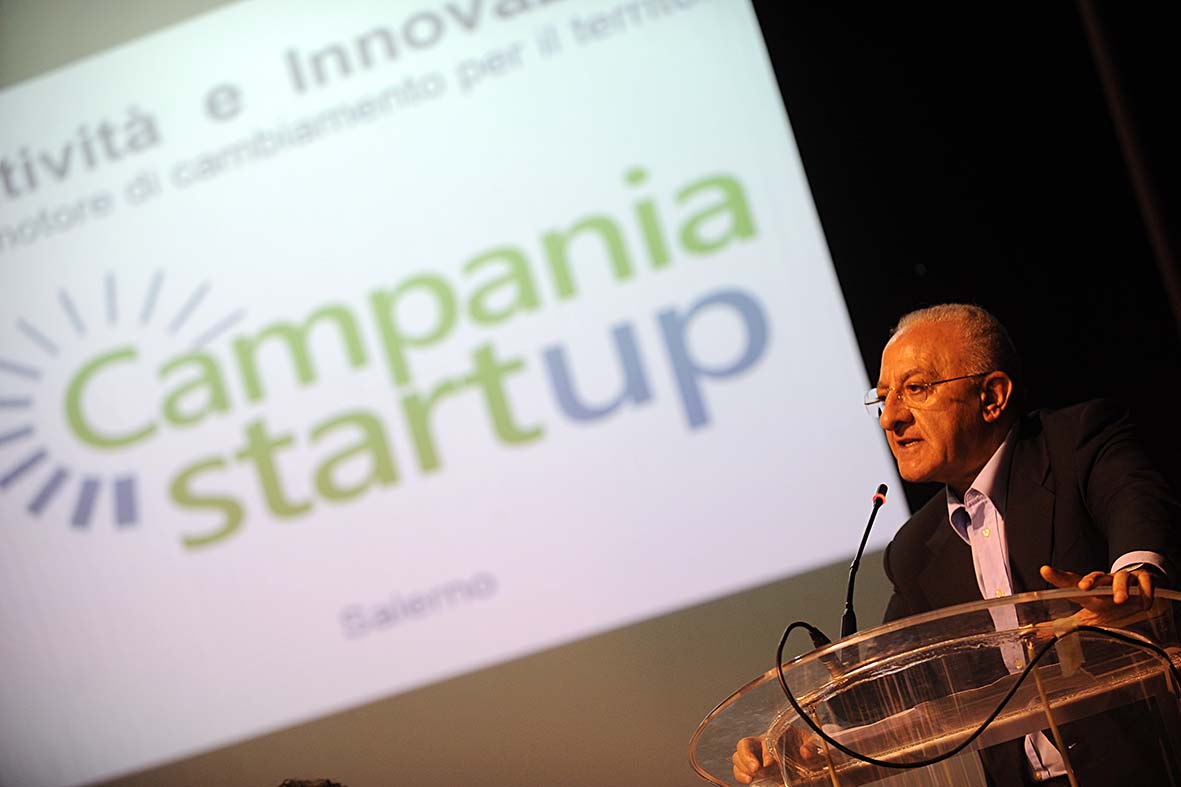   Il Sindaco De Luca all'incontro Campania Startup
