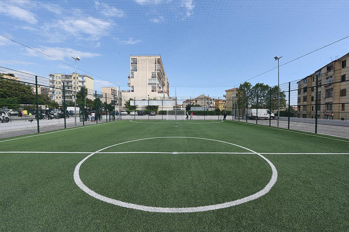  Inaugurazione nuovo campo di calcetto via Picarielli

