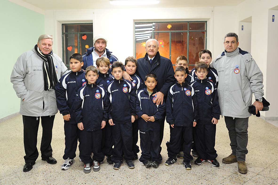   Il Sindaco De Luca inaugura il nuono impianto sportivo a Giovi Bottiglieri 
