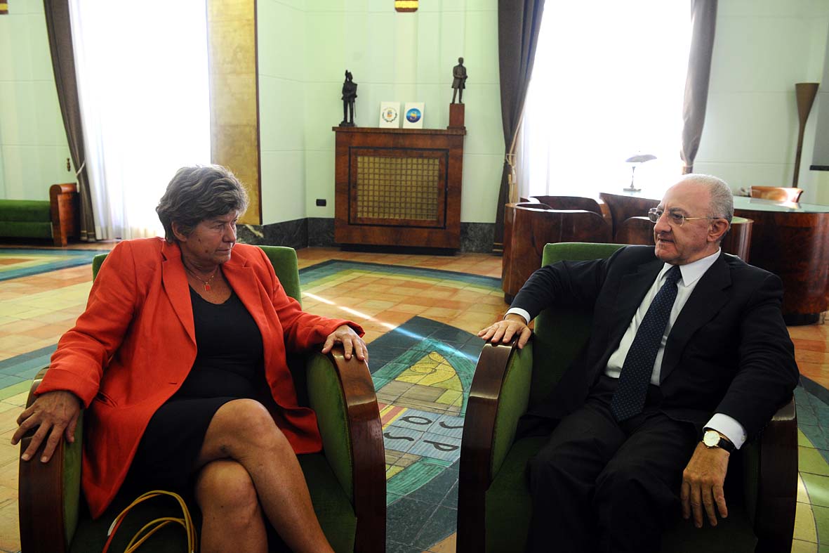   Il Sindaco De Luca incontra il Segretario Generale CGIL Susanna Camusso
