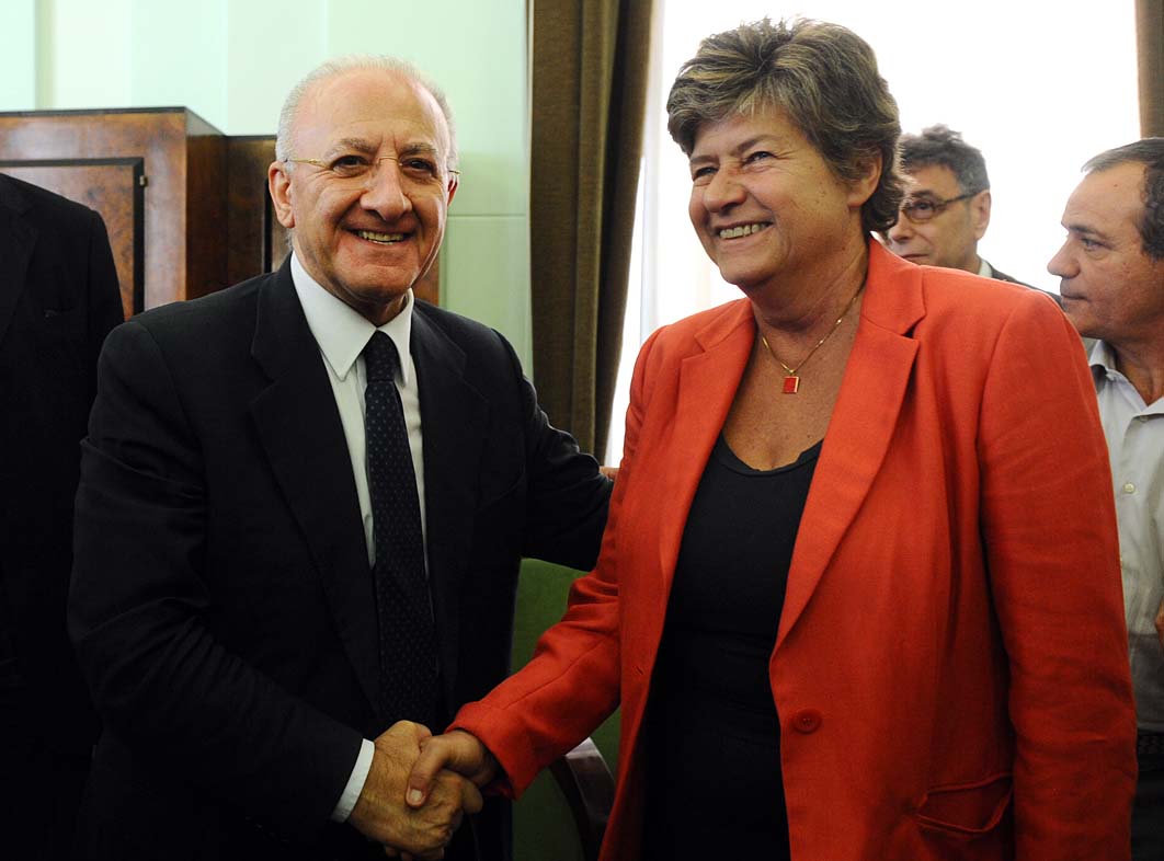   Il Sindaco De Luca incontra il Segretario Generale CGIL Susanna Camusso
