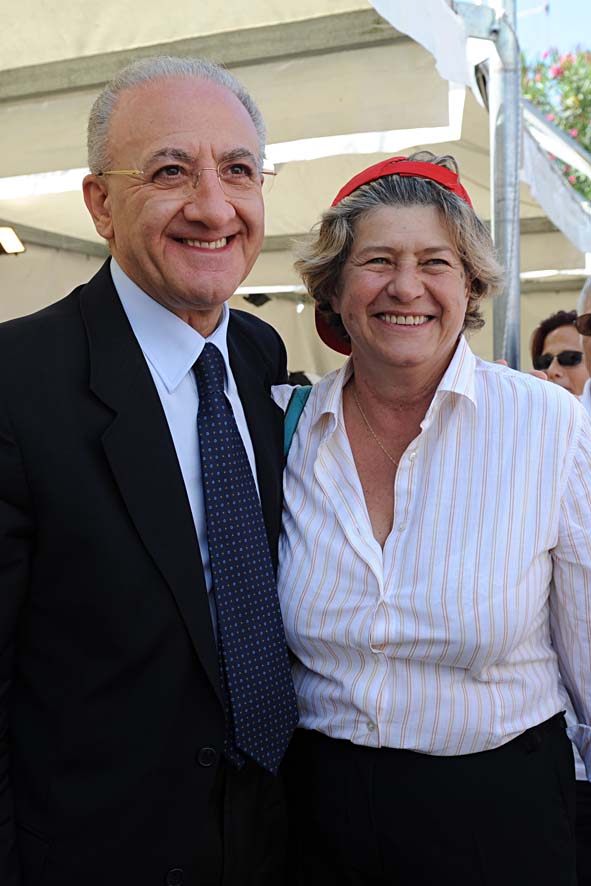   Il sindaco De Luca alla  XVIII festa nazionale del Sindacato Pensionati Italiani (SPI) CGIL. Salerno, 18 giugno 2011

