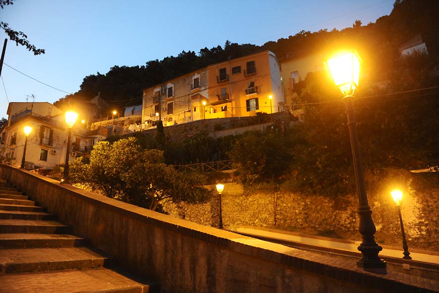   Inaugurazione impianto pubblica illuminazione Canalone con il Sindaco Vincezo De Luca
