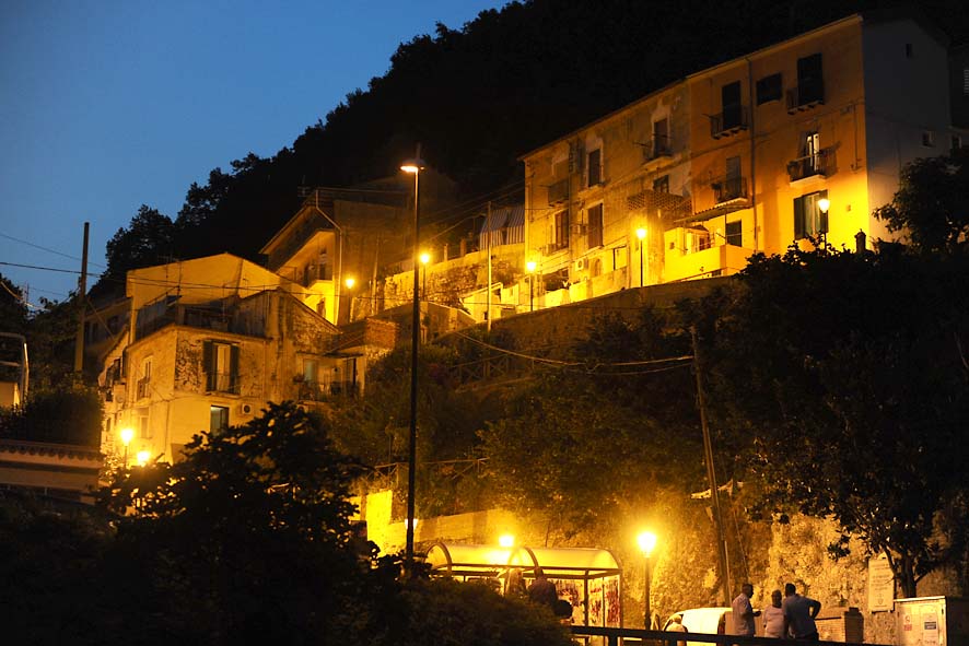   Inaugurazione impianto pubblica illuminazione Canalone con il Sindaco Vincezo De Luca
