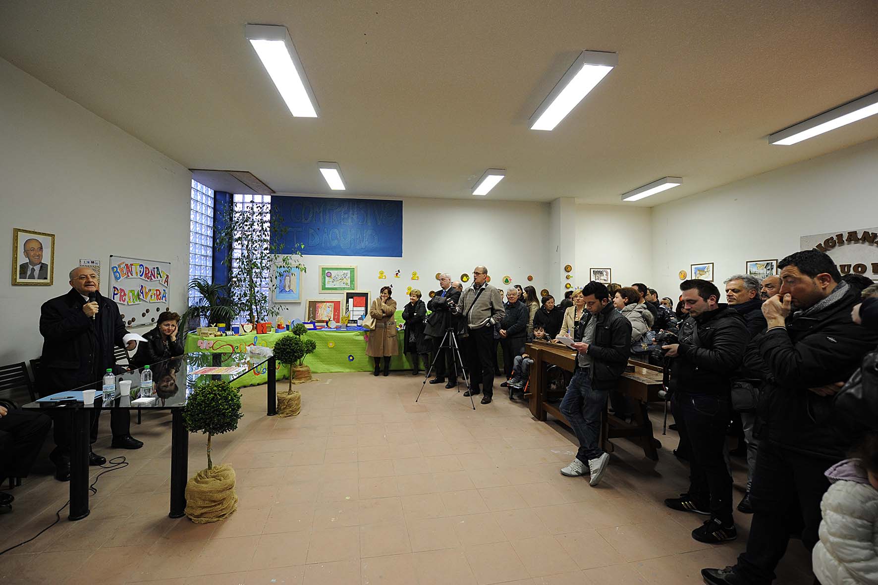   Il Sindaco De Luca alla Festa di primavera dell'associazione culturale Scuola di falegnameria 
