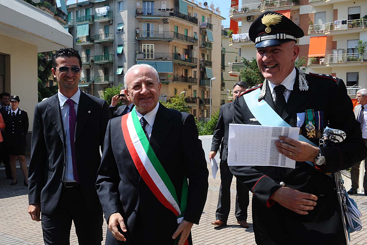   Il Sindaco De Luca alle celebrazioni del 200mo annuale della fondazione dell'Arma dei Carabinieri
