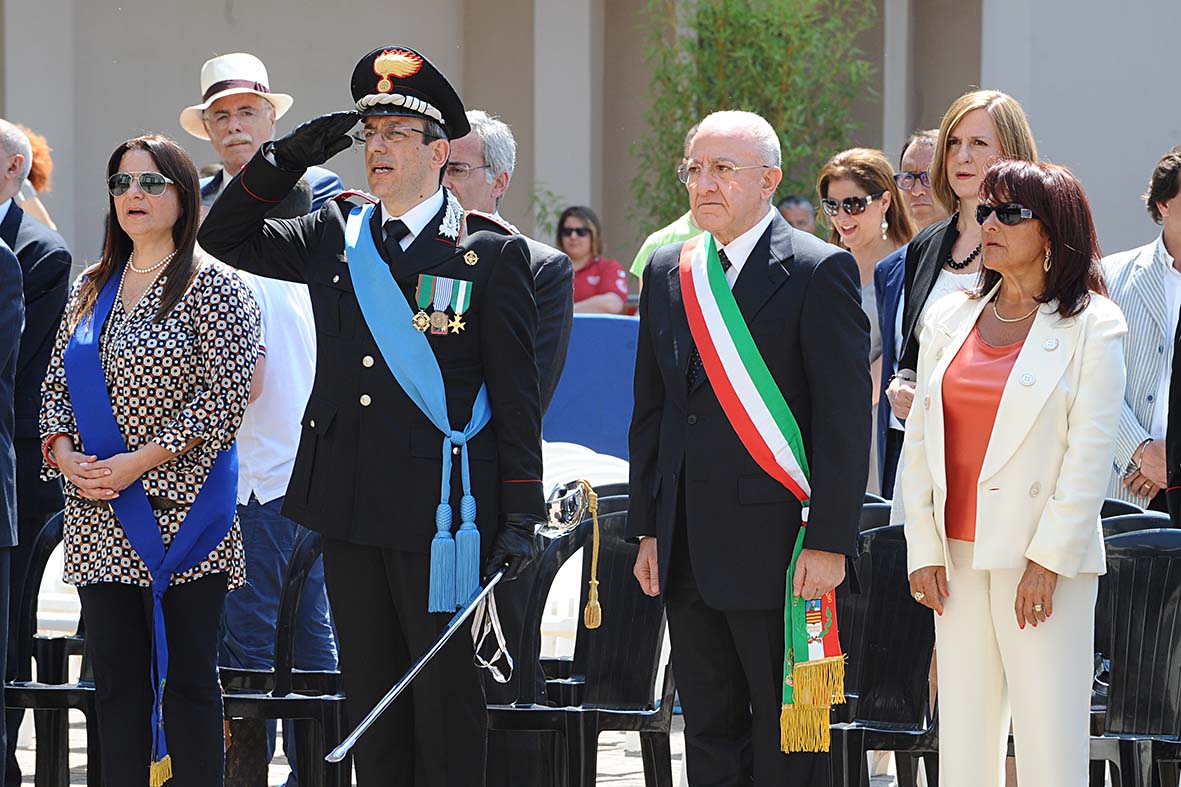  Il Sindaco De Luca alle celebrazioni del 200mo annuale della fondazione dell'Arma dei Carabinieri
