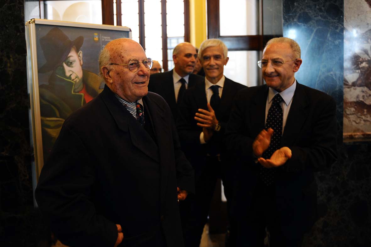   Cittadinanza Onoraria al maestro Mario Carotenuto. Salone dei Marmi, 1 aprile 2011
