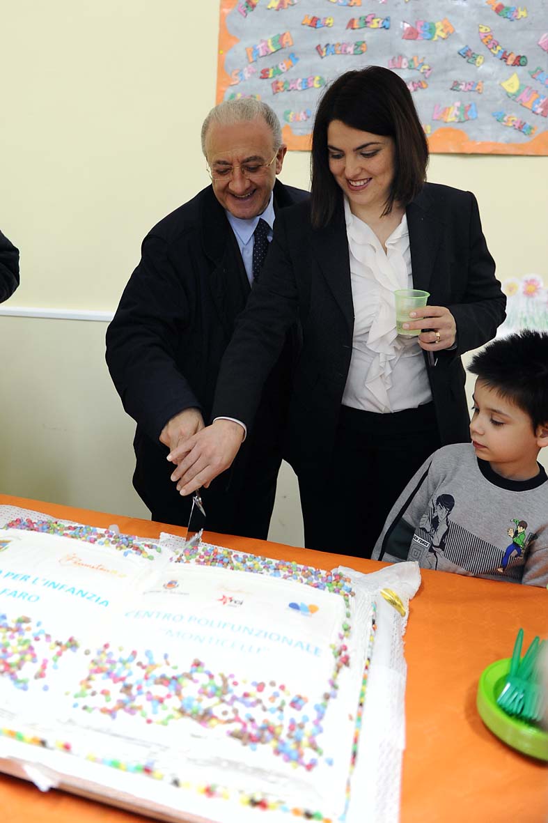   Inaugurazione Centro Polifunzionale e Centro per lInfanzia di via Monticelli. Salerno, 24 marzo 2011
