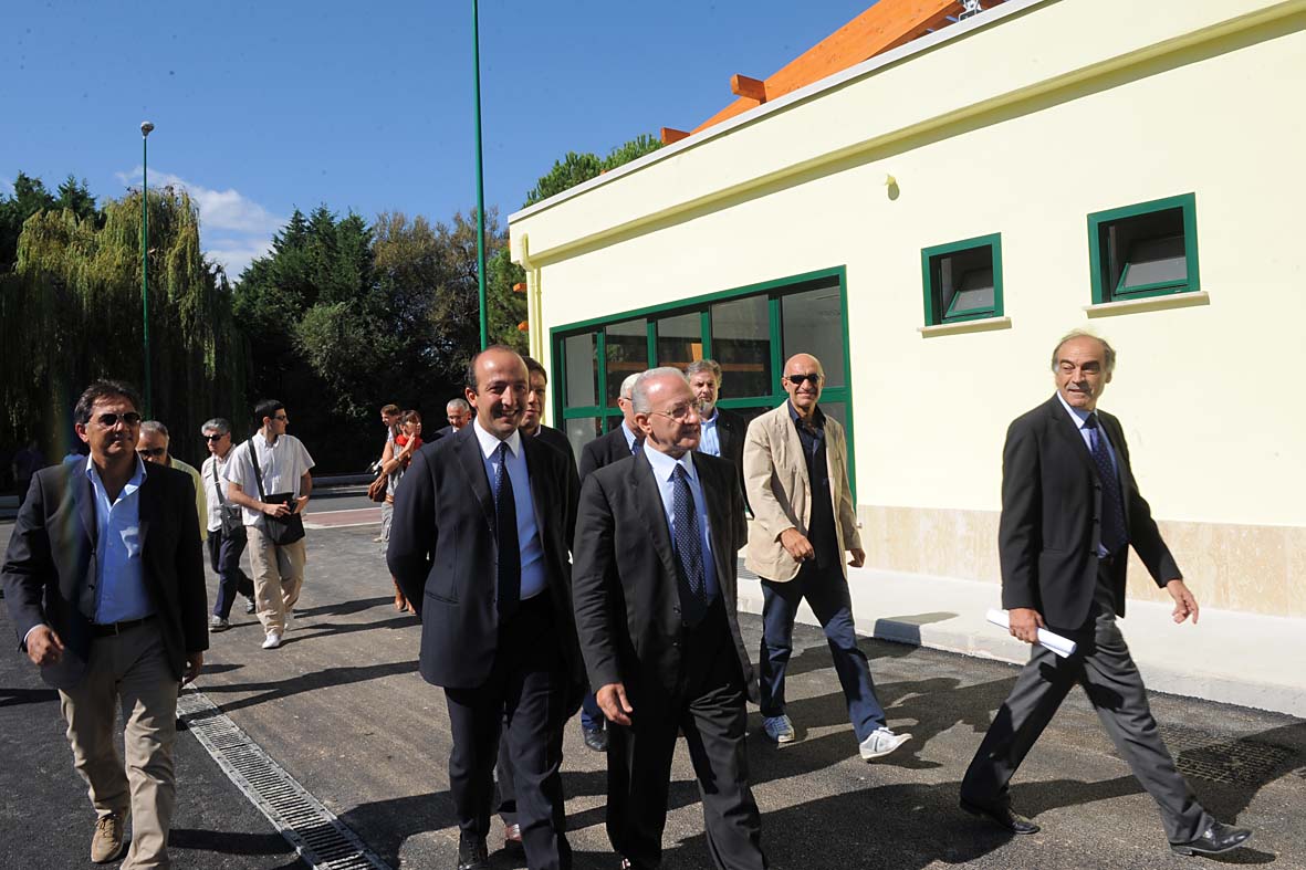   Il Sindaco De Luca inaugura l'impianto di Compostaggio. Salerno, 20 settembre 2010
