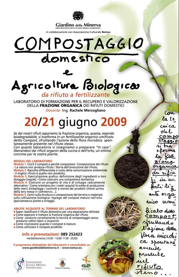   Corso di compostaggio domestico al Giardino della Minerva, 20 e 21 giugno 2009
