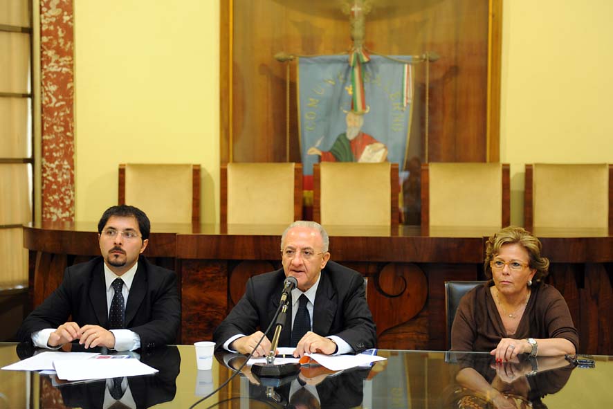   Estate 2010 a Salerno. La presentazione del programma al Comune, 5 luglio 2010
