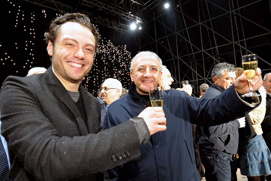   Capodanno in piazza a Salerno. Piazza della Liberta', 31 dicembre 2009

