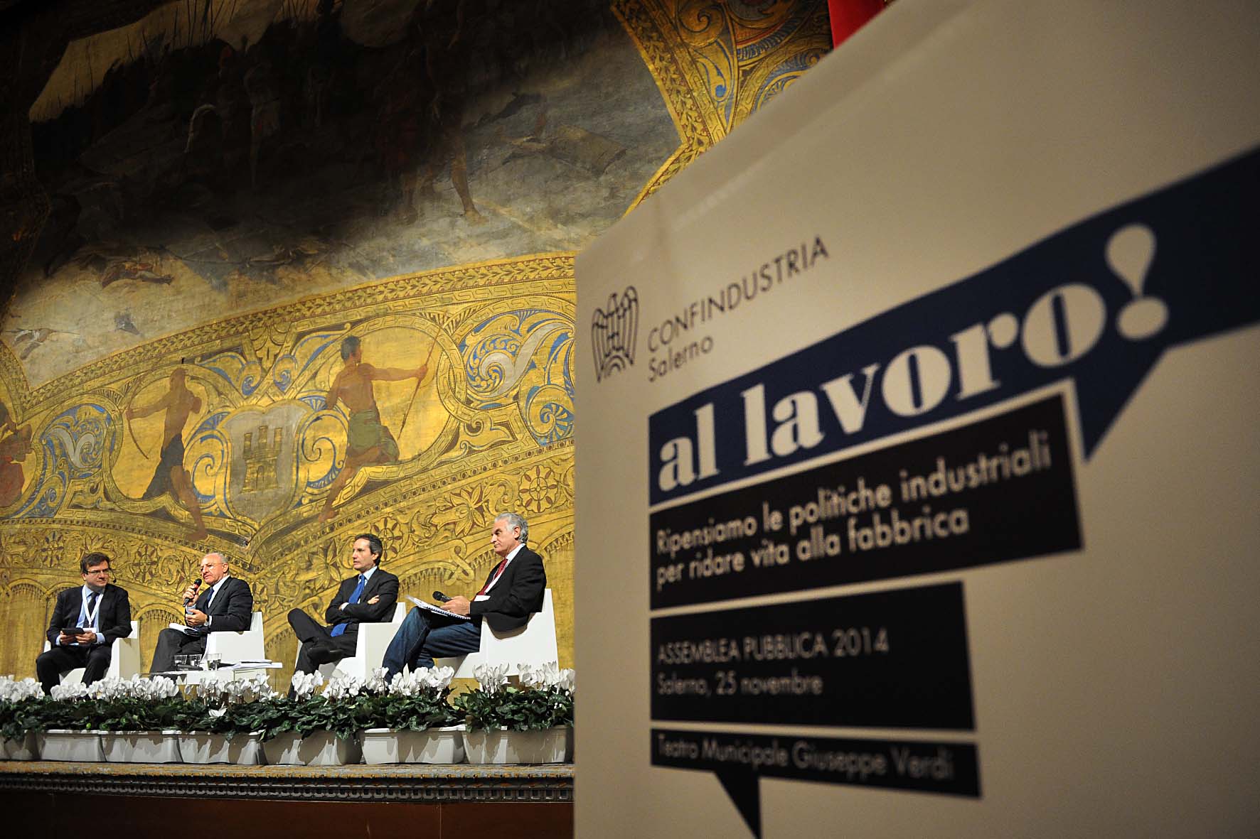   Il Sindaco De Luca all'Assemblea Pubblica di Confindustria Salerno
