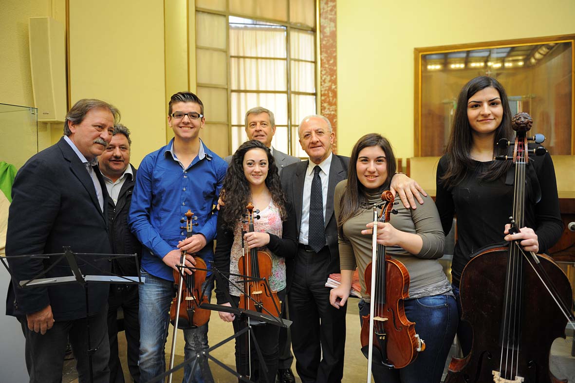  Il Sindaco De Luca incontra gli studenti del Conservatorio
