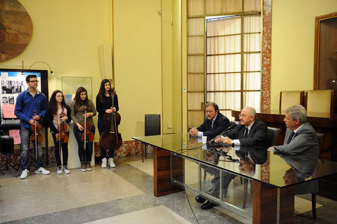   Il Sindaco De Luca incontra gli studenti del Conservatorio
