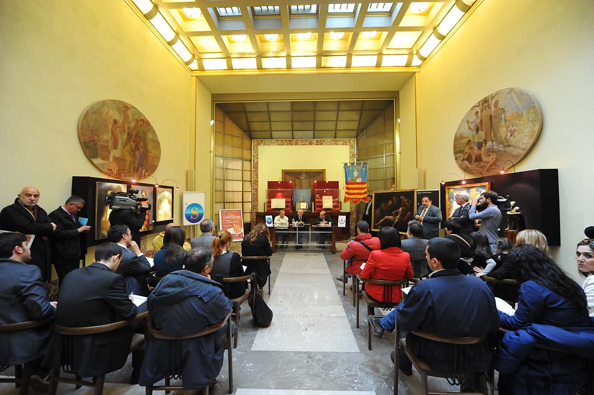   Fiera del Crocifisso Ritrovato. Conferenza stampa di presentazione a Palazzo di Citta', 24 aprile 2012
