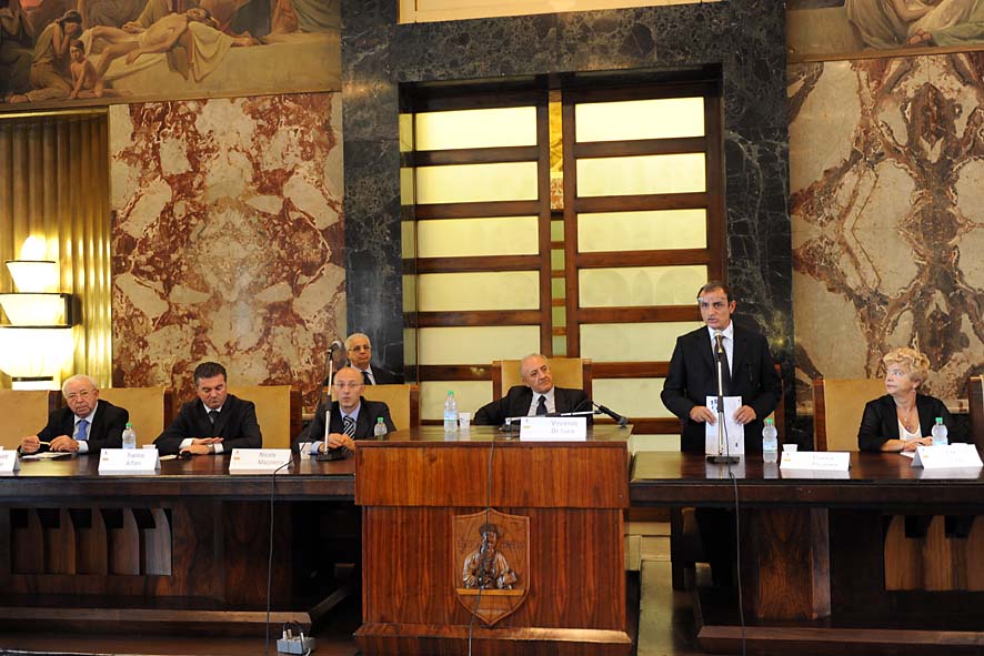   Presentazione del Centro Servizi Territoriali Sistemi Sud. Palazzo di Citta' 7 ottobre 2009 
