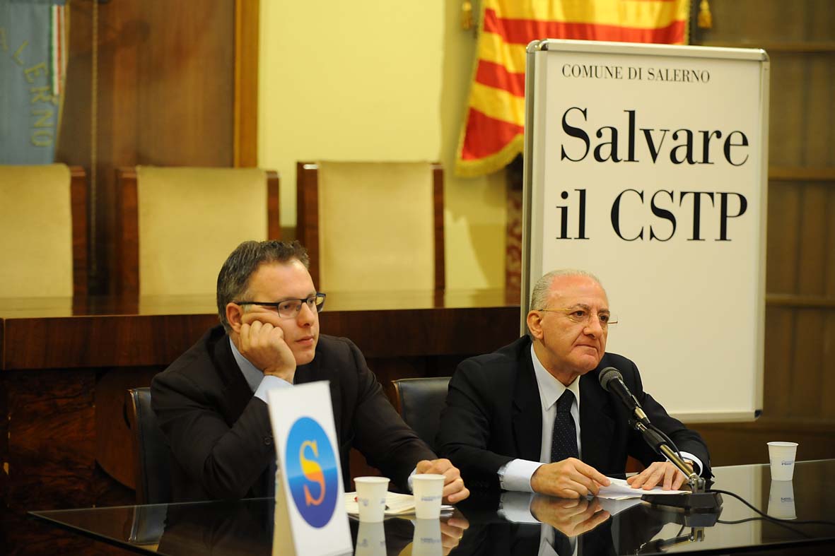   Le cinque proposte del Comune di Salerno per salvare il Cstp. Conferenza stampa a Palazzo di Citta', 10 aprile 2012
