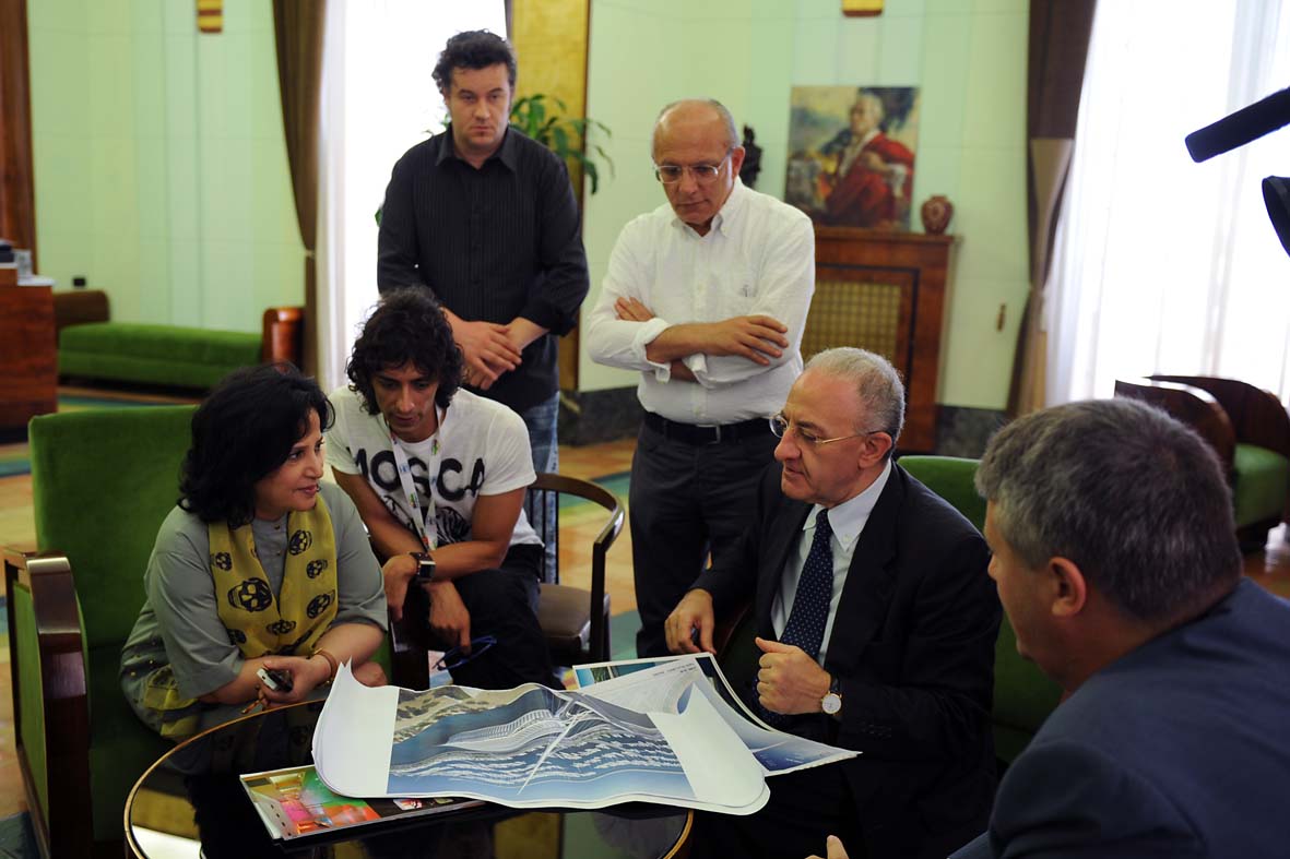   Il Sindaco De Luca riceve il Ministro della Cultura del Bahrain. Salerno, 22 luglio 2010
