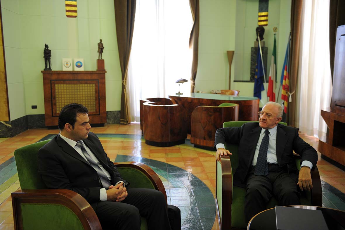   Il Sindaco De Luca riceve delegazione dell'ambasciata palestinese
