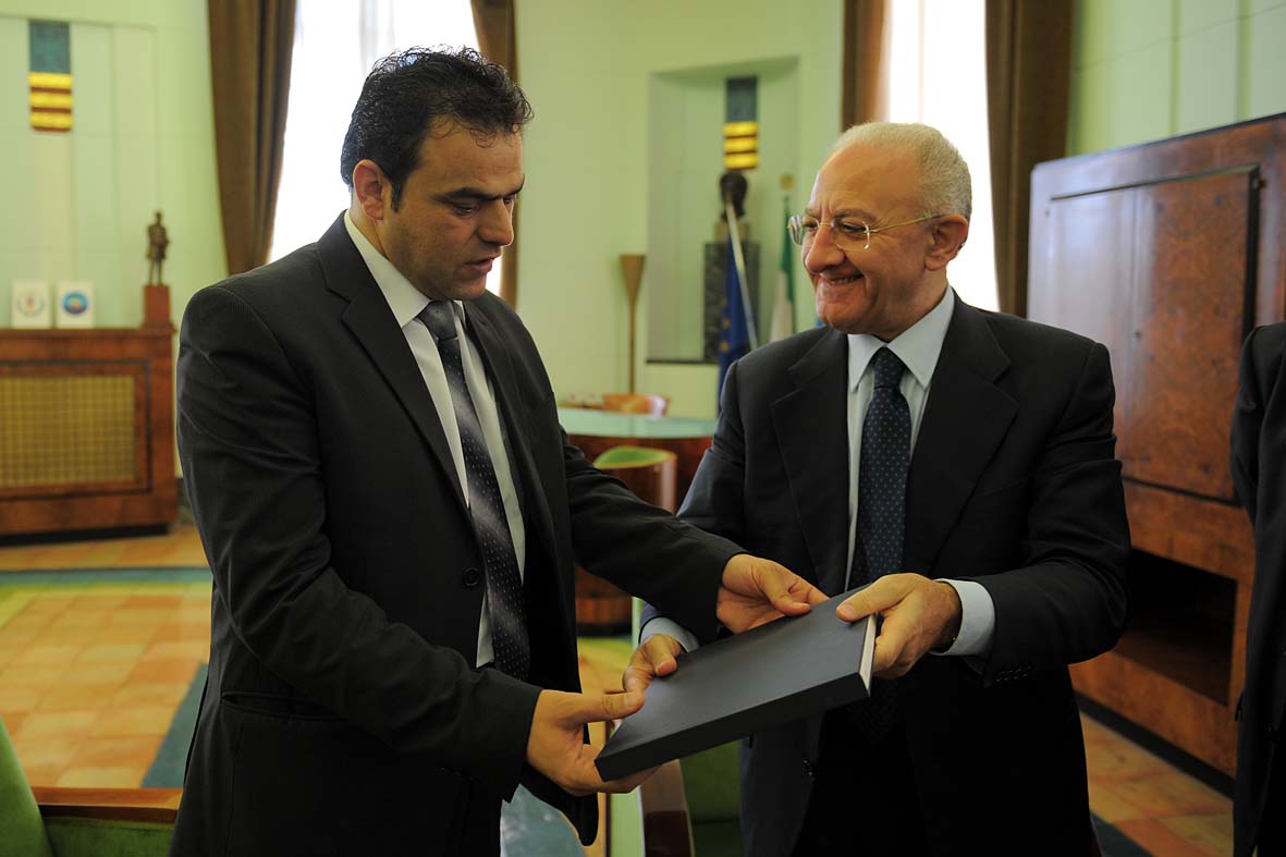   Il Sindaco De Luca riceve delegazione dell'ambasciata palestinese
