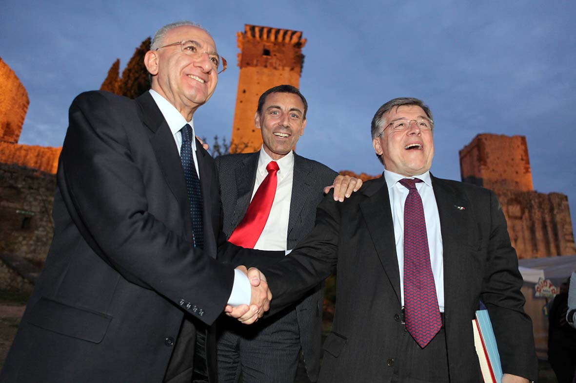   Il Sindaco De Luca a Verona per un confronto Nord-Sud sul Federalismo. Verona, 1 Giugno 2011.
