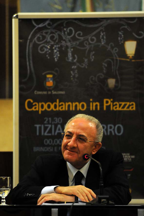   Conferenza stampa di fine anno. Sala del Gonfalone, Palazzo di Citta', 29 dicembre 2009

