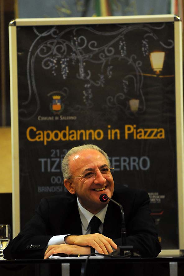   Conferenza stampa di fine anno. Sala del Gonfalone, Palazzo di Citta', 29 dicembre 2009
