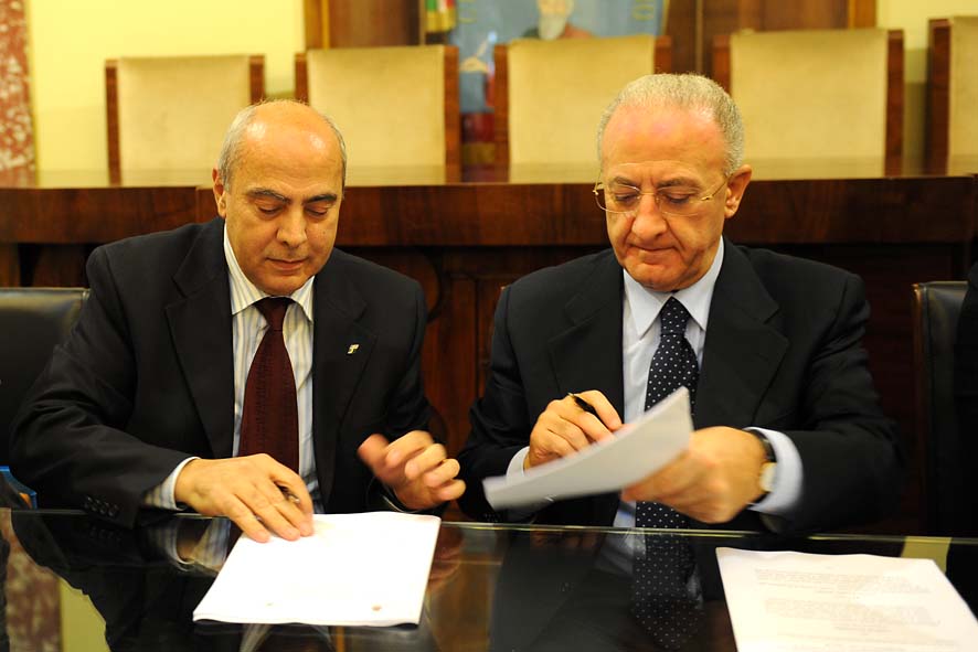   Metropolitana: stipula intesa con RFI per gestione infrastruttura. Salerno, 3 dicembre 2010
