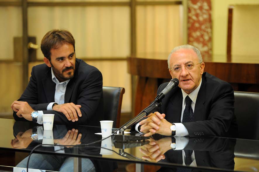   Presentanzione del fishing festival in programmma dal 3 al 5 giugno nel sottopiazza di Piazza della Concordia. Salerno 26 Maggio 2011.
