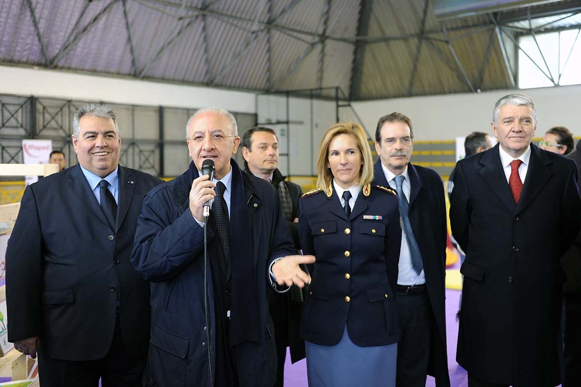   Il Sindaco Vincenzo De Luca alla manifestazione Icaro

