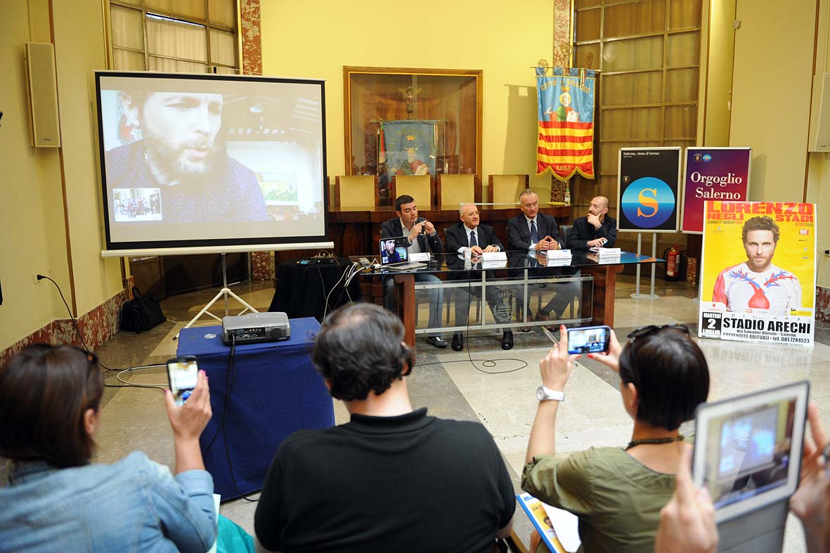   Lorenzo Jovanotti in concerto il 2 luglio allo Stadio Arechi 

